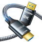 ARISKEEN 8K HDMI Cable 13 FT, 48Gbps High Speed HDMI 2.1 Cable, 8K 60Hz, 4K 120Hz 144Hz Braided HDMI Cord - 13 Feet