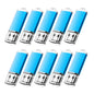 KOOTION Flash Drive 8GB 10 Pack USB 2.0 Thumb Drive Capped Memory Stick Jump Drive, Blue