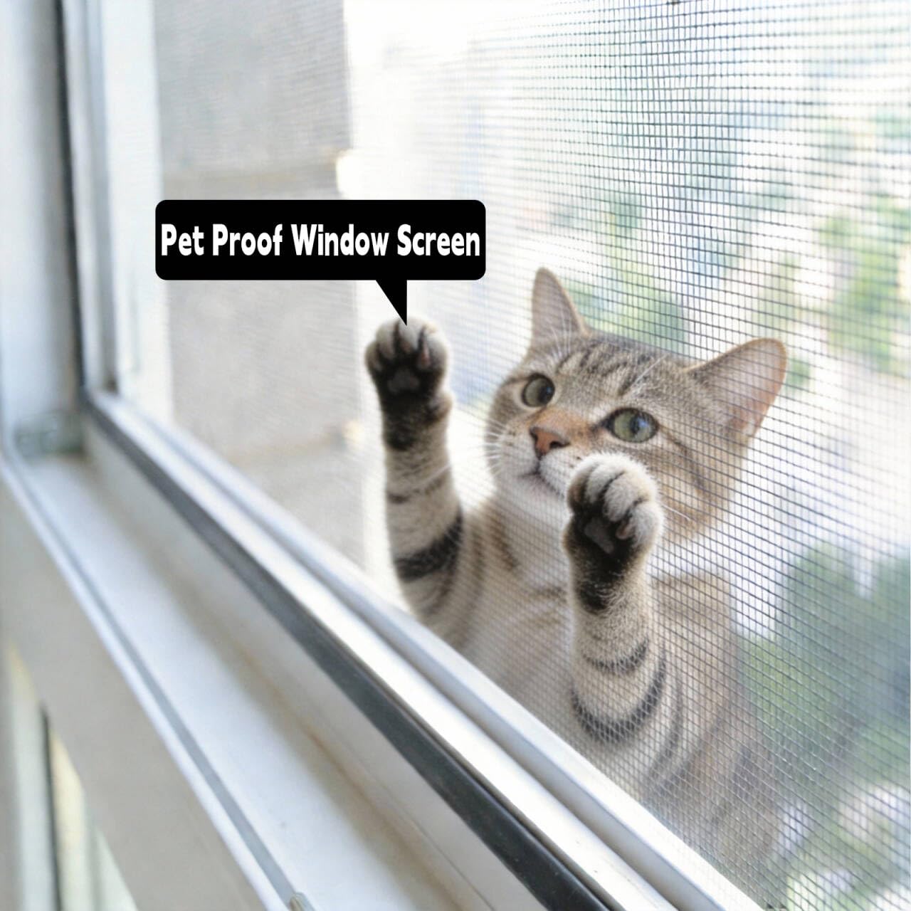 Window Screen Mesh 36IN*100FT,Pet Proof Fiberglass Screen Replacement