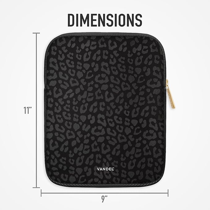 Vandel 9-11 Inch Tablet Sleeve, iPad Sleeve 11 inch Travel Pouch, Fits iPad Pro 11 Inch M4/ 10th Generation 10.9, 9/8th Gen 10.2/ Air 11" 5/4/3 10.9"/10.5", Pro 11 M2, Tab S8/S9