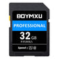 32GB Memory Card, BOYMXU Professional 1000 x Class 10 UHS-I U3 Card Compatible Computer Cameras and Camcorders, 32gb Card Up to 95MB/s, Blue/Black