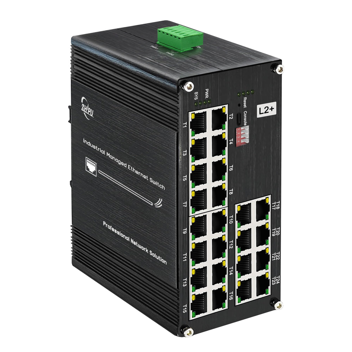 L2+ Managed 24 Port PoE Ethernet Switch with 4 SFP Slot