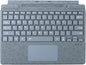 Keyboard for Microsoft Surface Pro Copilot+ (11th Edition) / Pro 11 / Pro 10 / Pro 9 / Pro 8 / Pro X, 13 inch, Detachable Type Cover with Touchpad, 7-Color Backlit & Pen Holder (Ice Blue)