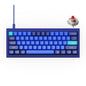 Keychron Q4 Wired Custom Mechanical Keyboard, 60% Layout QMK/VIA Programmable Macro with Hot-swappable Gateron G Pro Brown Switch Double Gasket Compatible with Mac Windows Linux(Navy Blue)