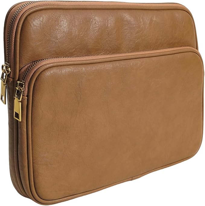 Laptop Sleeve Bag 15 Inch Compatible with MacBook Air 15, MacBook Pro 15 A1990 A1707, Surface Laptop 15, New Dell XPS 15 Color Brown