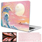 LCMOCICO for MacBook Air 13 Case M5 M4 M3 M2 2026-2022,Green Plants Flowers