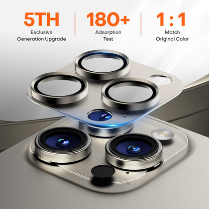 Wumigoo Camera Lens Protector for iPhone 16/15/14 Pro Max & 16/15/14 Pro