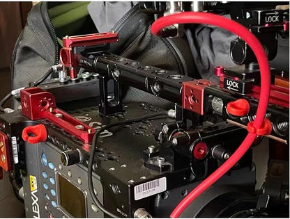 Block 3/8" Thread Bracket Lock Mounting Adapter Right Angle for ARRI Sony RED Camera Lens Motor Teradek Wireless Red