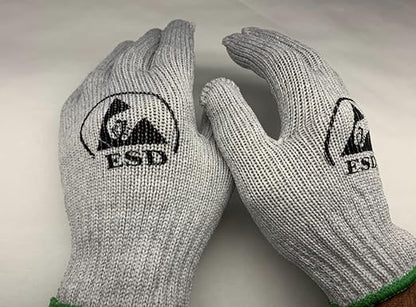 ESD Gloves - Heat Resistant - Anti-Static Gloves (10 Pairs
