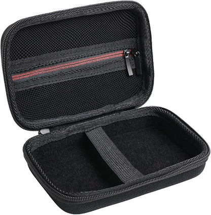 Labels Printer Case Compatible with Nelko P21/TYPONOS P21/Niimbot D11/Phomemo D30 D35/JADENS D11/ORGBRO X1 X3 S001 Label Maker Machine, Mesh Pocket for Label Printer Tape Accessories