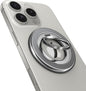 andobil 2025 Upgraded Double-sided Magnetic Phone Grip for MagSafe [Sability Max] Strong Magnetic Phone Ring Holder Compatible with MagSafe Accessories iPhone 16 Plus 15 14 13 12 Pro Max Mini Titanium