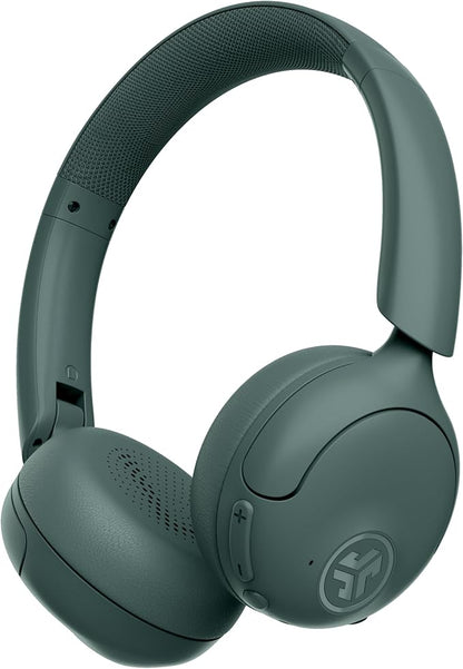 JLab Go Lux ANC Wireless Headphones, Sage, Hybrid Active Noise Cancelling, Premium On-Ear Bluetooth Headset, Customizable Sound, Be Aware Mode, Cloud Foam Comfort, Multipoint Connection