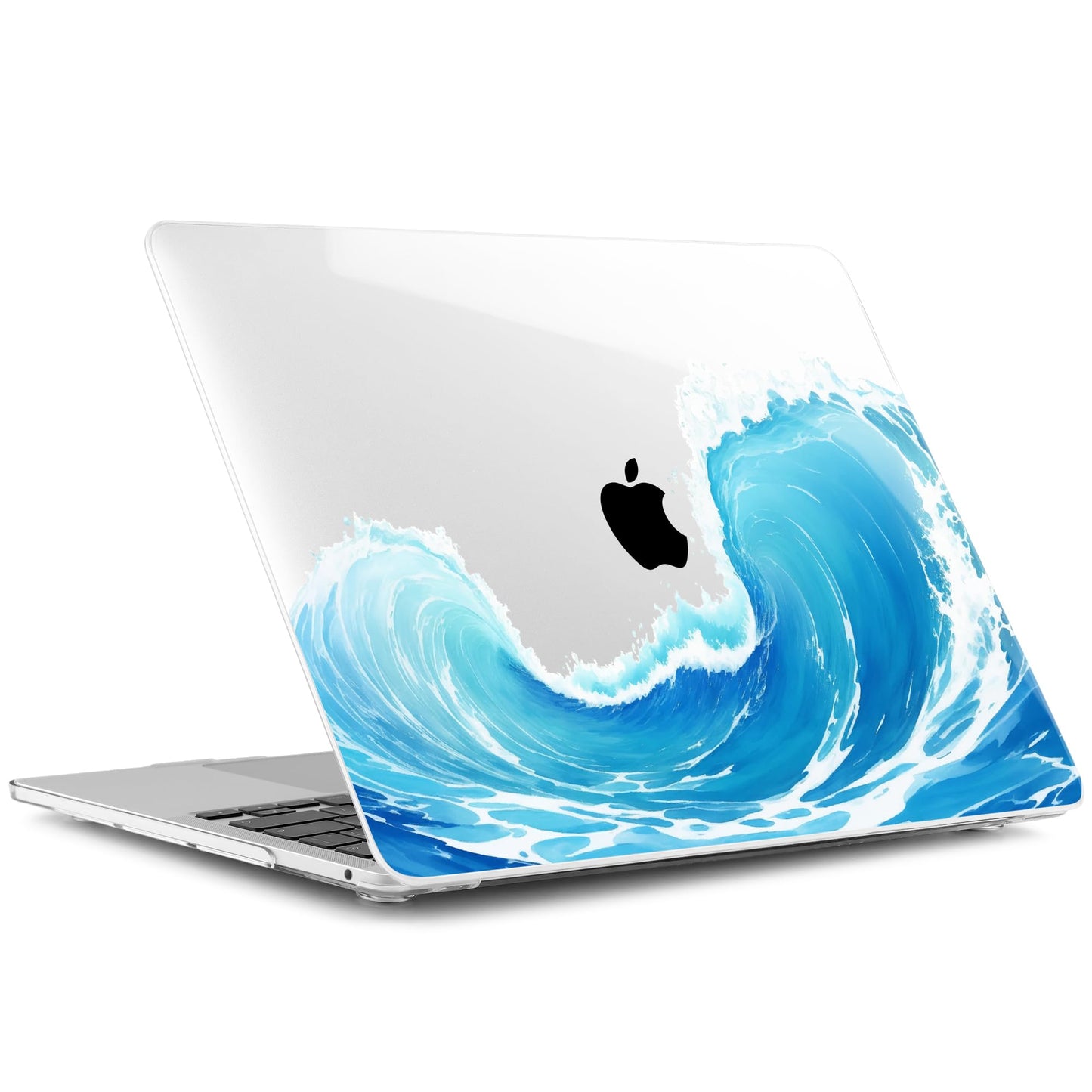 Batianda AstroGrid Case for MacBook Air 13 inch 2018-2020, Blue Waves