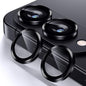Korecase for Samsung Galaxy S25 Edge Camera Lens Protector, 9H Tempered Glass Anti Scratch Camera Screen Protector Shockproof Film Shcokproof Metal Ring Lens Protecor for Galaxy S25 Edge,Black