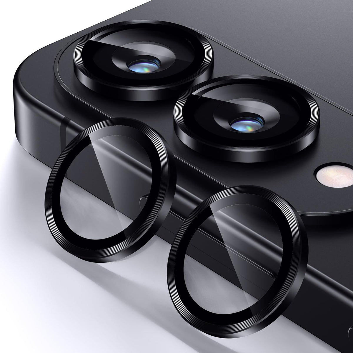 Korecase Galaxy S25 Ultra Camera Lens Protector, Black