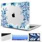 TWOLSKOO Compatible with MacBook Pro 13 inch Case 2023-2016 A2338 M2/M1 A2251 A2289 A2159 A1989 A1706, Plastic Hard Shell Cover & Keyboard Skin & Screen Protector, Colorful Hydrangea