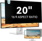 Mamol 20 Inch Computer Privacy Screen Filter for 16:9 Widescreen Monitor, Anti Glare & Blue Light Filter, Removable Computer Monitor Privacy Shield, Anti-Scratch Screen Protector Film 20 in