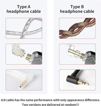 Kinboofi KZ ZS10 Pro IEM Headphone, in Ear Monitor Headphone, 4BA 1DD KZ Wired Earphone Multi Driver in Ear Earphone,IEM Earphone on Stage Monitor for Singer Guitarist Drummer (Matte Black No Mic)