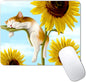 Beach Sunset Mouse Pad,Cute Mouse pad,Custom Small Mouse Pads with Designs,Portable Office Non-Slip Rubber Base Wireless Mouse Pad for Laptop