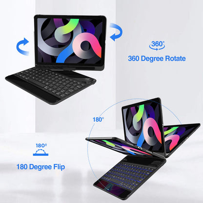 ProCase 360°Swivel Wireless Keyboard Case for iPad Air/Pro 11"/10.9", Black