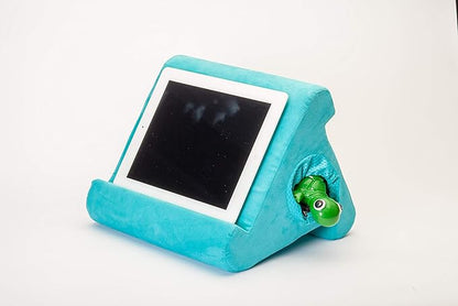 Flippy Tablet Stand with Cubby Storage and Multi-Angle Viewing for Home, Work & Travel. Our Tablet Holder Has Storage for Your All Your Personal Items. (Def Leopard)
