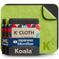Koala Lens Cleaning Cloth | Japanese Microfiber | Black & Green (Pack of 3)