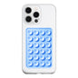 LvShuLiangPin Anteel Silicone Suction Phone Case Mount, Silicon Adhesive Phone Accessory for Smartphones, Hands-Free Mirror Shower Phone Holder for Selfies, Tiktok Videos (Translucent)