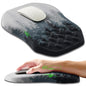 Armanza Ergonomic Slope Mouse Pad Wrist Support, Wrist Rest Mousepad for Carpal Tunnel Pain Relief with Massage Bulge and Slow Rebound Memory Foam (12x8 inch, Forest)