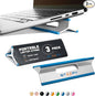 Steepy Low Profile Laptop Stand - 3 Height Adjustable Computer Stand - Lightweight Plastic Laptop Riser - Laptop Tilt & Angle Wedge
