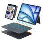 iPad Air 13 inch Case Keyboard (M4/M3/M2, 2026/2025/2024), Wireless Keyboard for Pro 12.9 6/5/4/3rd Gen, Magnetic Detachable with Trackpad, 7-Color Backlit, Landscape/Portrait, Adjustable Stand (Gray)
