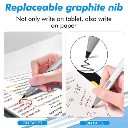 Uogic Slim Pen 2 for Surface, with 4096 Pressure, Erase & Right-Click, Palm Rejection for Surface Pro (4th/5th/6th/7th/7+/8th/9th/10th Gen), Surface Duo (1st/2nd Gen), Surface Book (1st/2nd/3rd Gen)