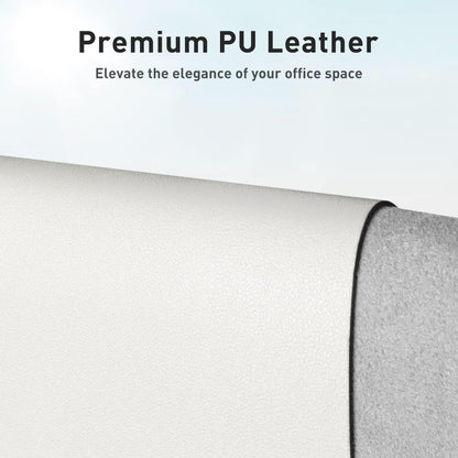 Aothia Leather Desk Pad Protector, Mouse Pad, Office Desk Mat, Non-Slip PU Leather Desk Blotter, Laptop Desk Pad, Waterproof Desk Writing Pad for Office and Home (Brown,31.5" x 15.7")