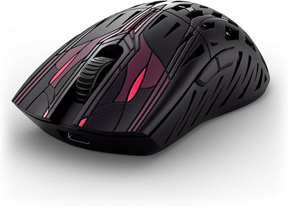 PWNAGE Trinity Wireless Gaming Mouse 8kHz - 39 Grams Ultralight Esports Pro Gamer Flawless Professional Custom Xero PAW3950 Optical Sensor 36,000 DPI - 8000Hz -100% PTFE Skates Symm 2 - Sakura Samurai