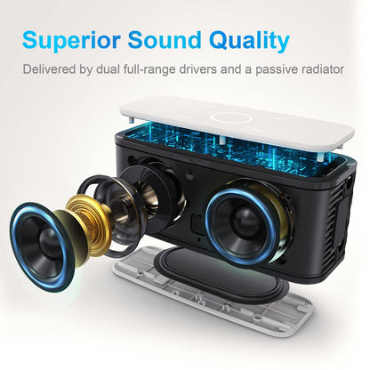 DOSS SoundBox Touch Wireless Bluetooth Speaker-12W HD Sound with Rich Bass