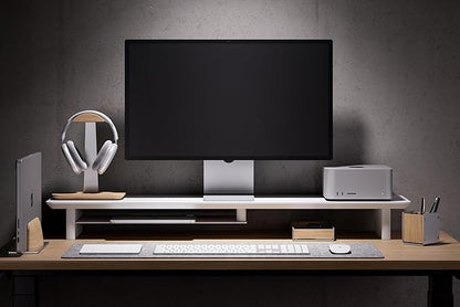 desk monitor stand (All　White, Large)