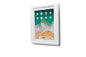 TABcare Anti-Theft Acrylic VESA Enclosure for Apple iPad mini 4/5 8" with Free Wall Mount Kit & 90-Degree Angle Charge Cable (iPad mini 4/5 8", White)