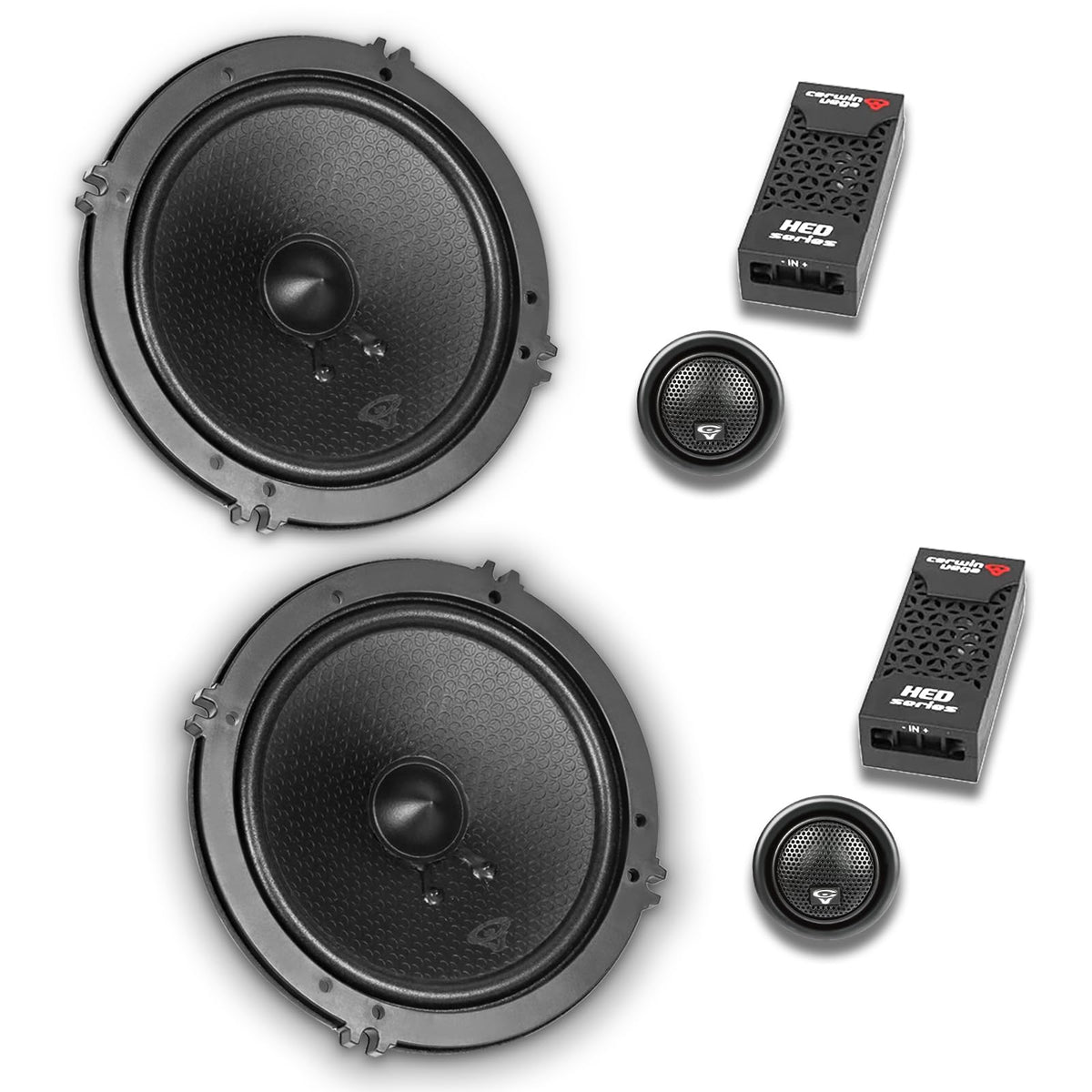 CERWIN-Vega! H693 6"× 9" 3-Way 150W 4Ω Coaxial Full Range Speaker Set(Pair)