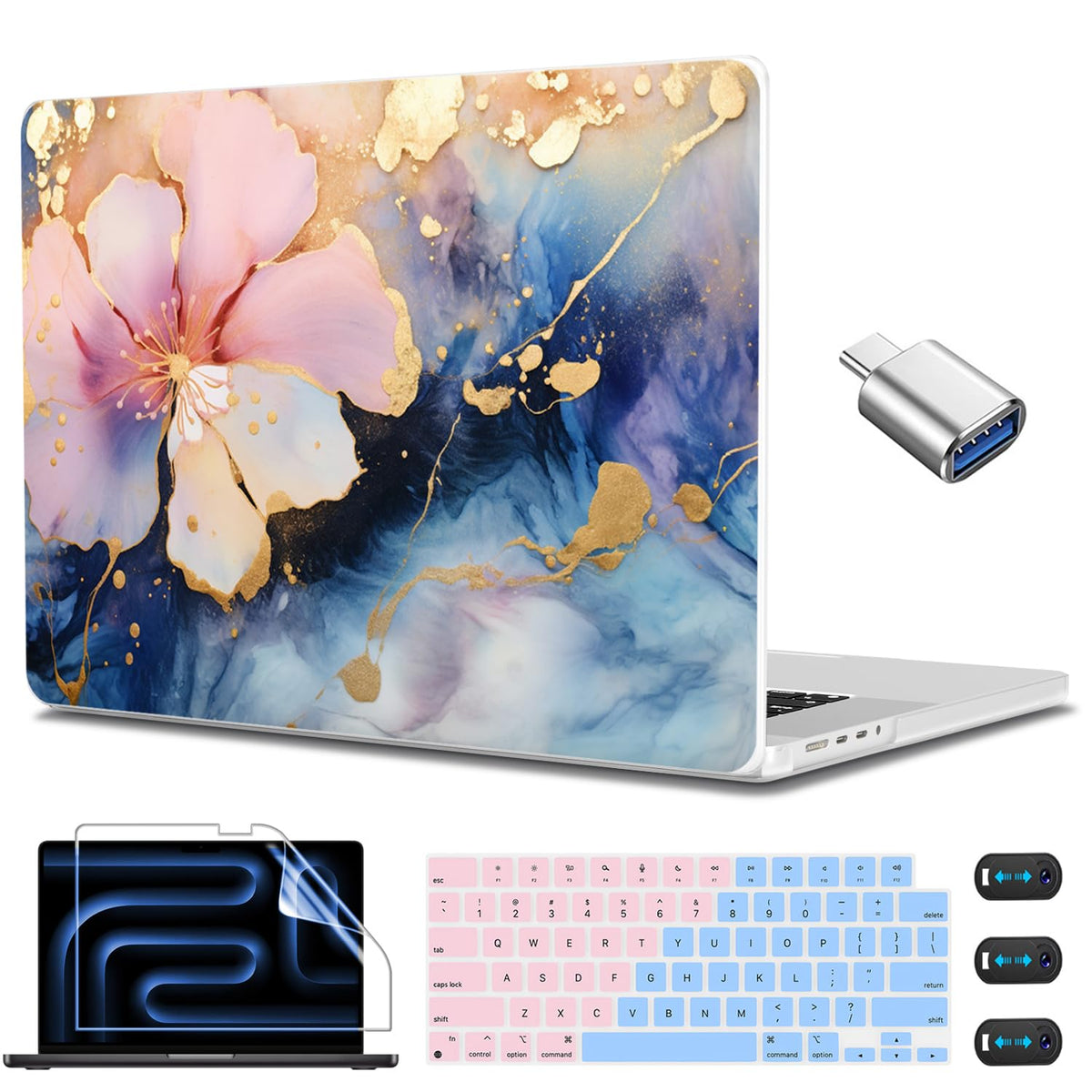 CISSOOK Compatible with MacBook Pro 14 inch Case M5 M4 M3 M2 M1 2026-2021