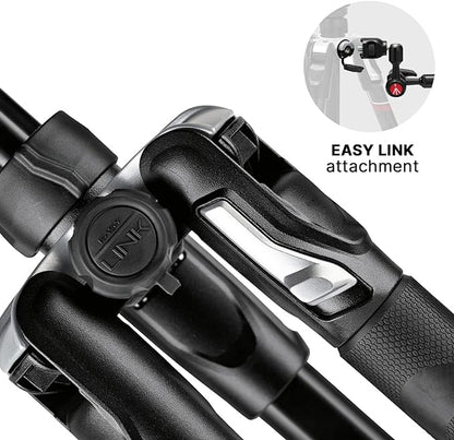 Manfrotto Befree Advanced Twist Camera Tripod Kit, Travel Tripod Kit with Fluid Head and Twist Closure, Portable and Compact, Carbon Camera Tripod for DSLR, Reflex, Mirrorless, Camera Accessories