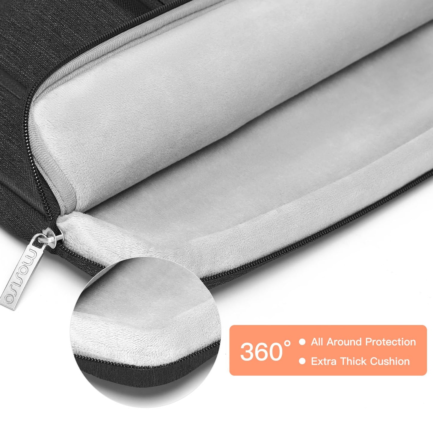 MOSISO 360 Protective Laptop Case 13.3 inch, 13-13.3 inch Laptop Sleeve Bag