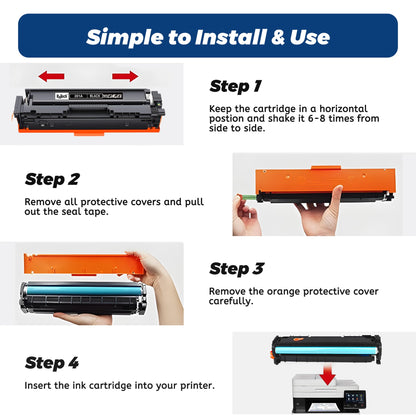 201A Toner Cartridge for HP Color LaserJet Pro MFP M277dw M252dw M277c6