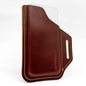 TobbinGear Leather Cell Phone Holster with Belt Clip, Universal Phone Holster for Men Belt Holder, Leather Case for iPhone, Samsung Galaxy Phones, Dark Brown, Large