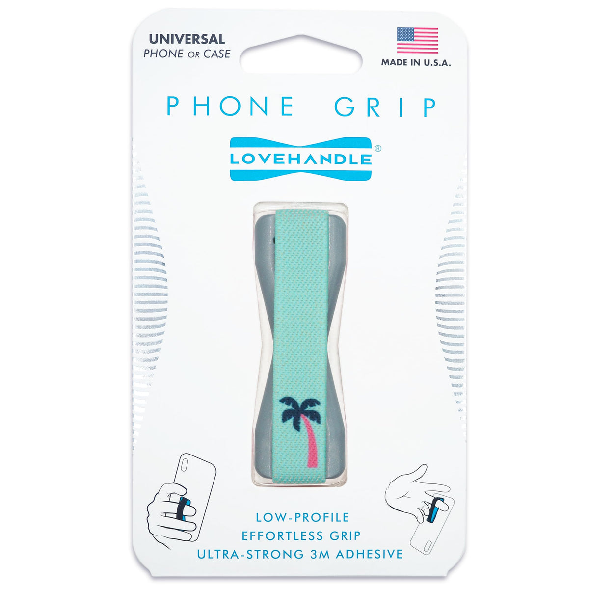 LOVEHANDLE Original Universal Phone Grip - Palm Tree