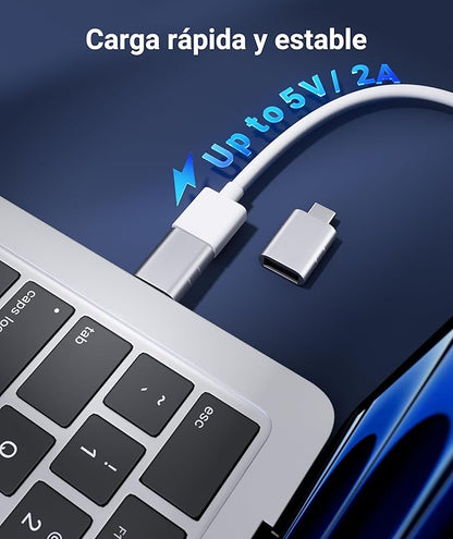 Syntech USB C to USB Adapter(2 Pack), USB-C Male to USB 3.0 Female Adapter Compatible with iPhone 16 Pro Max MacBook Pro Air 2023 iPad mini Pro Surface Pro and Other Type C or Thunderbolt 4/3 Devices