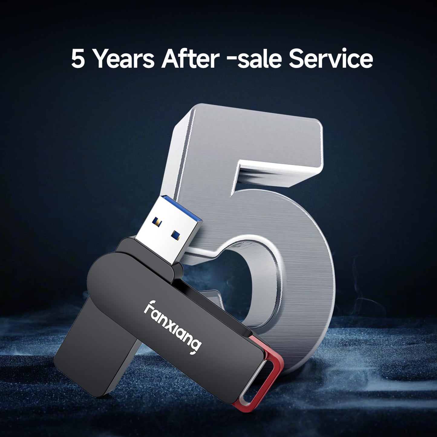 fanxiang 2 Pack 128GB USB Flash Drive, Metal Thumb Drives, USB 3.2 Up to 200MB/s Type A Memory Stick for Storage and Backup, F309