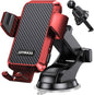 JOYMASS Wireless Car Charger, Phone Holders for Your Car, 15W Auto Clamping Phone Mount Car Accessories for iPhone 16 15 14 13 12 Mini Pro Max 11, Samsung Galaxy S24 Ultra S23 S22+ Note 20, etc - Red