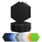 12 Pack Hexagon Acoustic Panels Self Adhesive Sound Proof Foam(Silver Gray)