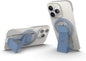 CLCKR for MagSafe Phone Grip for MagSafe Kickstand Compatible with Mag Safe Finger Loop, 3-in1 Phone Ring Holder Strap for Mag Safe iPhone 16/15/14/13/12 Series, Galaxy S25/S24/S23/S22, Pixel - Blue