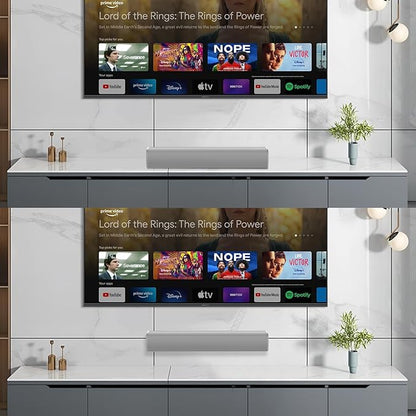 MZEIBO Sound Bar for TV,Soundbars Smart Portable Wireless Sound System with Multi-Connection Modes, Ideal for Family & Friends, Compact and Powerful Audio Device