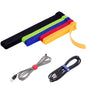 OneLeaf 180Pcs Reusable Cable Ties with Hook and Loop, 4 Inch Wire Ties